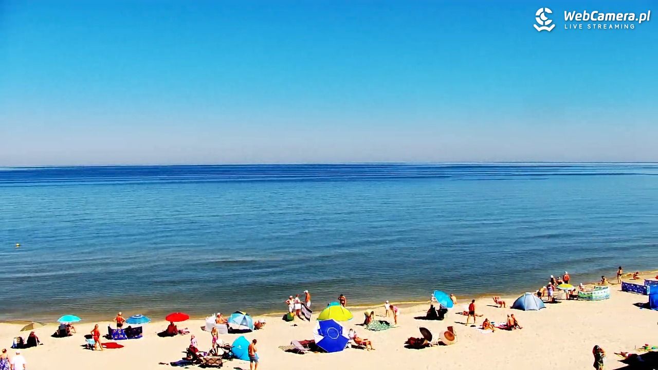 Krynica Morska - widok na plażę - 26 czerwiec 2026, 12:11