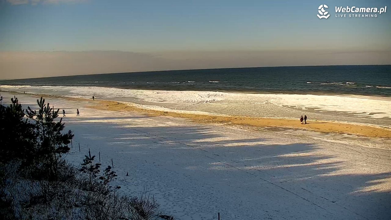 Krynica Morska - widok na plażę - 04 luty 2026, 11:26