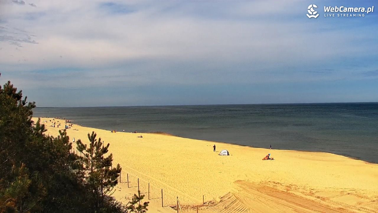Krynica Morska - widok na plażę - 11 maj 2026, 10:52