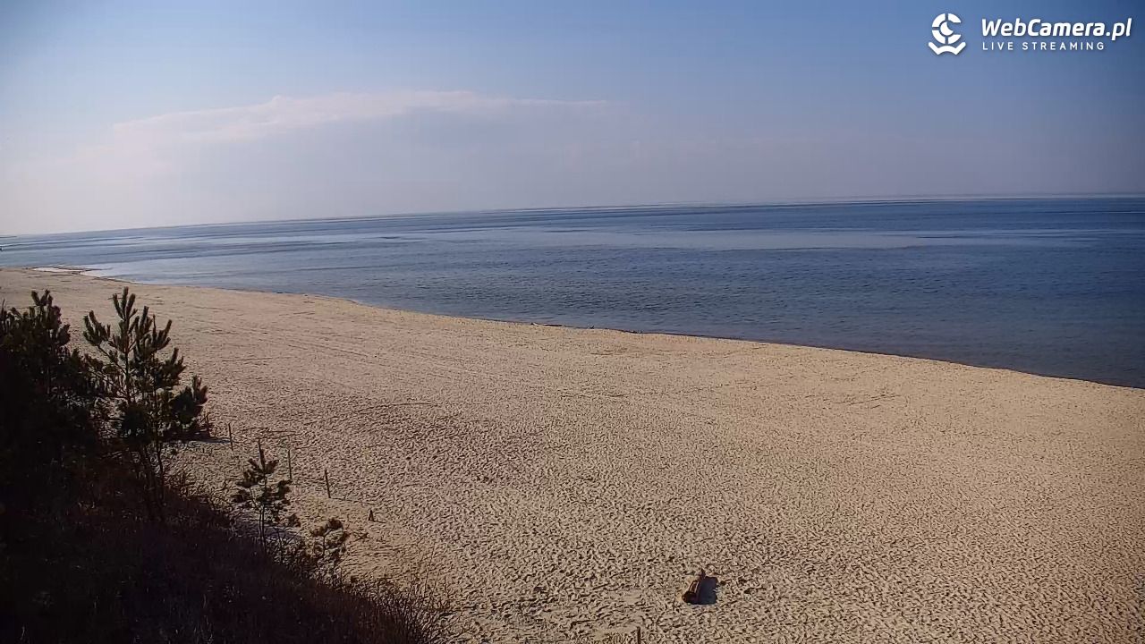 Krynica Morska - widok na plażę - 23 marzec 2026, 13:49