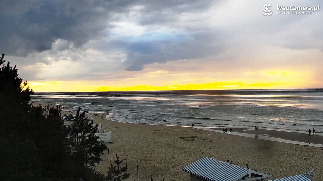 Krynica Morska - widok na plażę - 31 sierpień 2026, 18:57