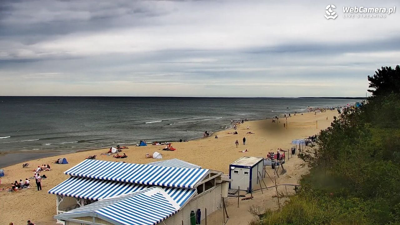 Krynica Morska - widok na plażę - 30 sierpień 2026, 12:11