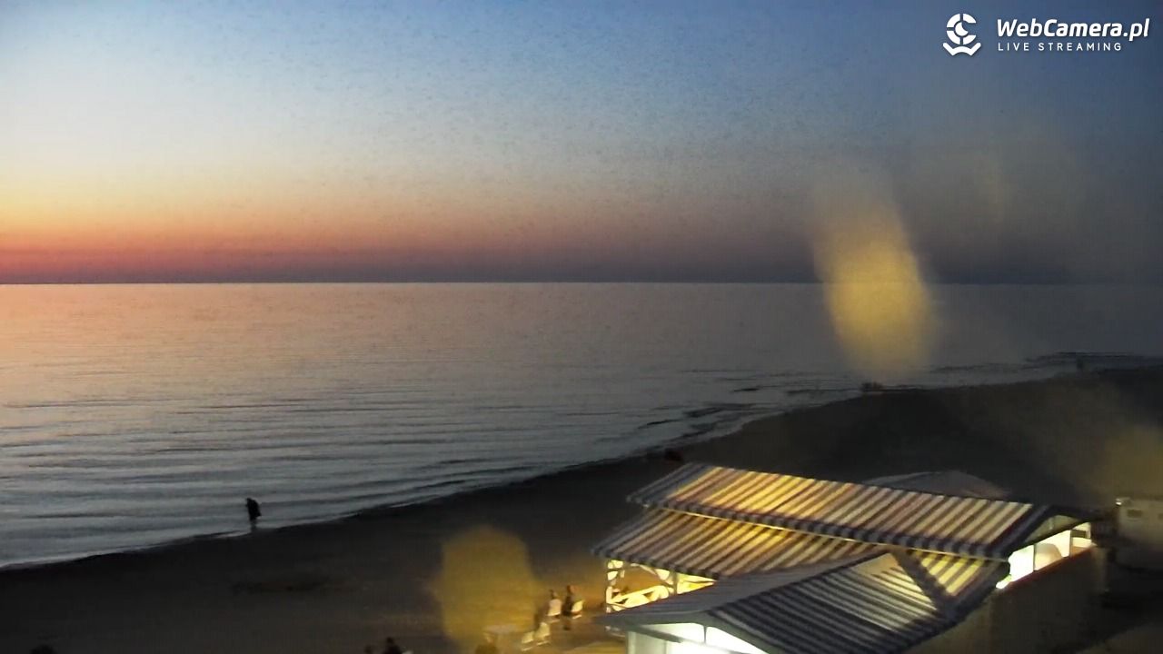 Krynica Morska - widok na plażę - 26 czerwiec 2026, 22:26