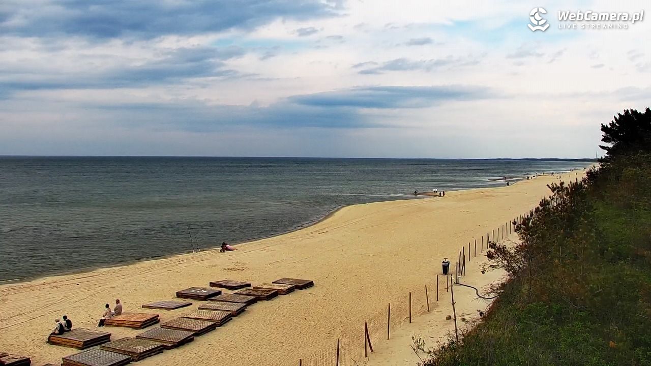 Krynica Morska - widok na plażę - 11 maj 2026, 17:01