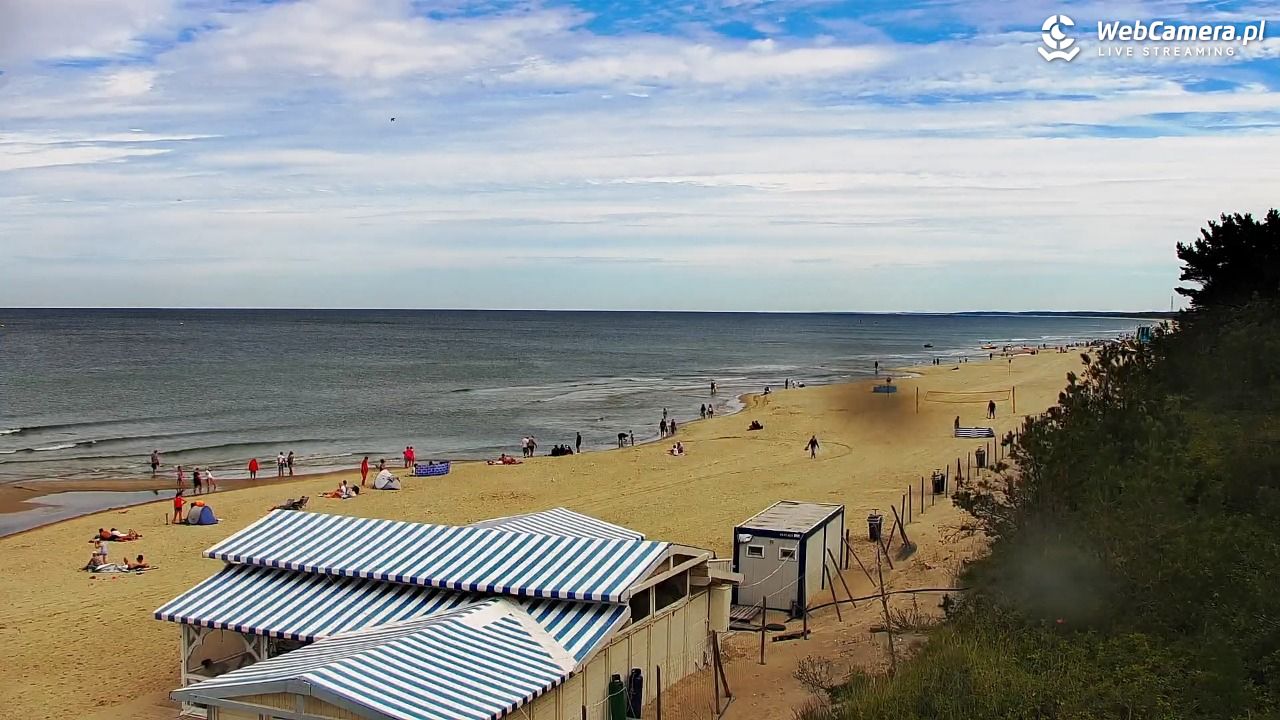 Krynica Morska - widok na plażę - 30 sierpień 2026, 10:42