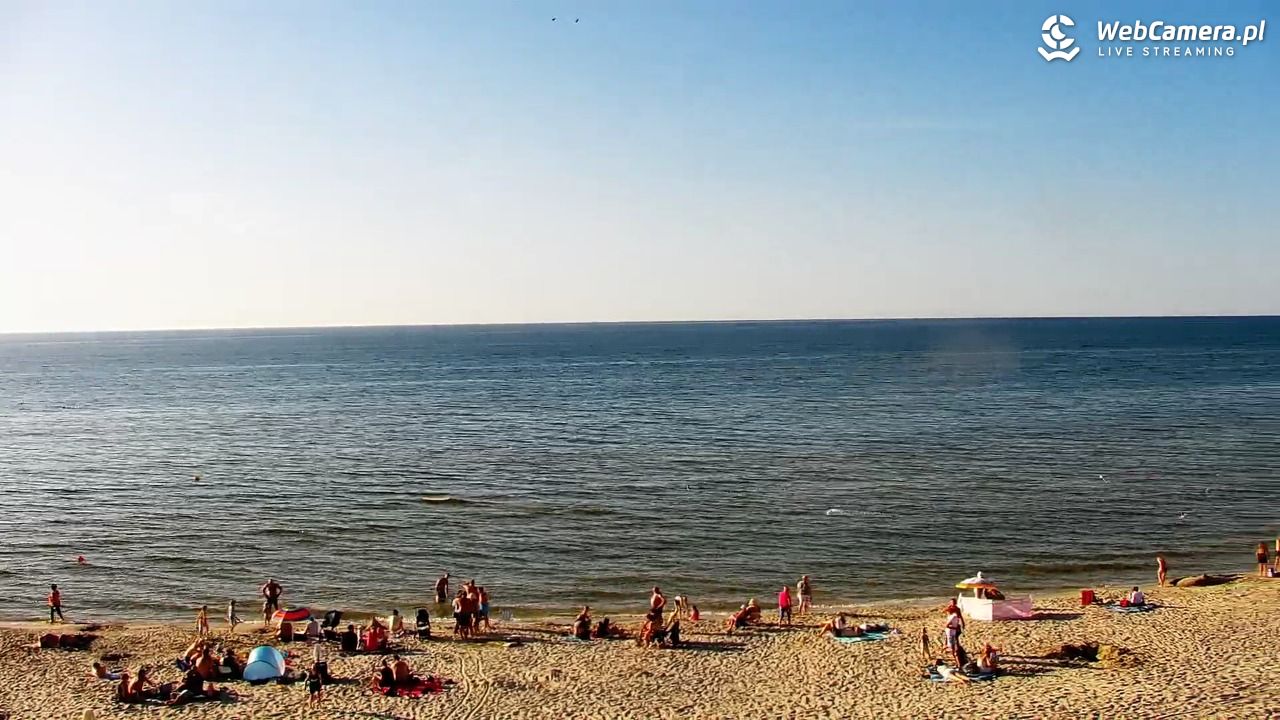 Krynica Morska - widok na plażę - 26 czerwiec 2026, 18:46