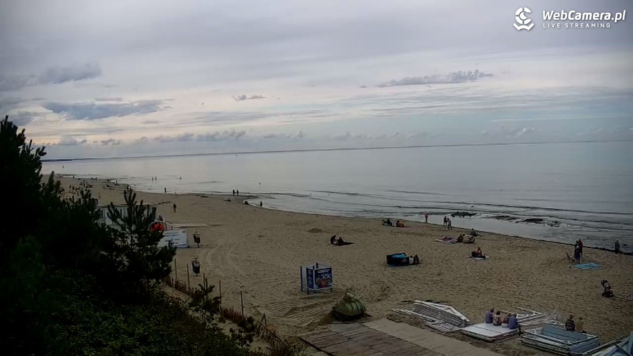 Krynica Morska - widok na plażę - 13 wresień 2025, 15:16