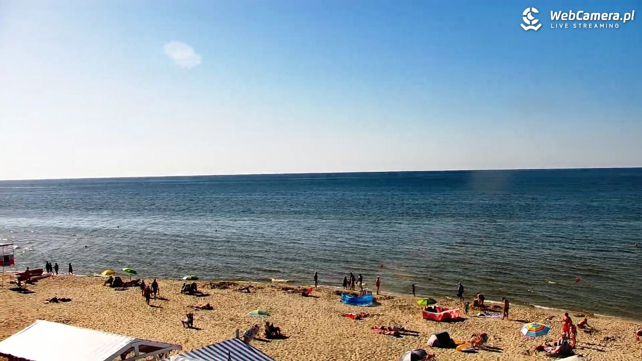 Krynica Morska - widok na plażę - 26 czerwiec 2026, 17:13
