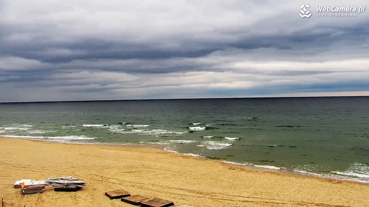Krynica Morska - widok na plażę - 12 maj 2026, 13:13