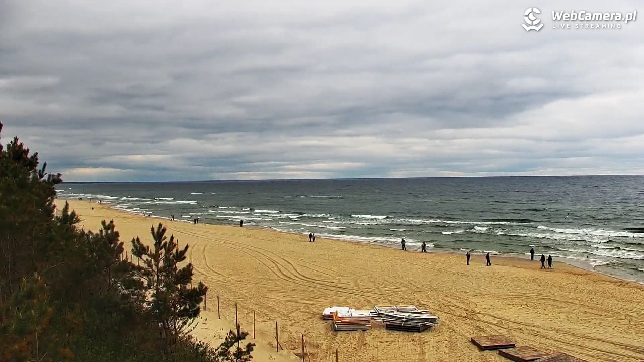 Krynica Morska - widok na plażę - 12 maj 2026, 11:03