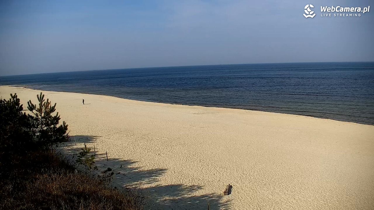 Krynica Morska - widok na plażę - 24 marzec 2026, 09:56