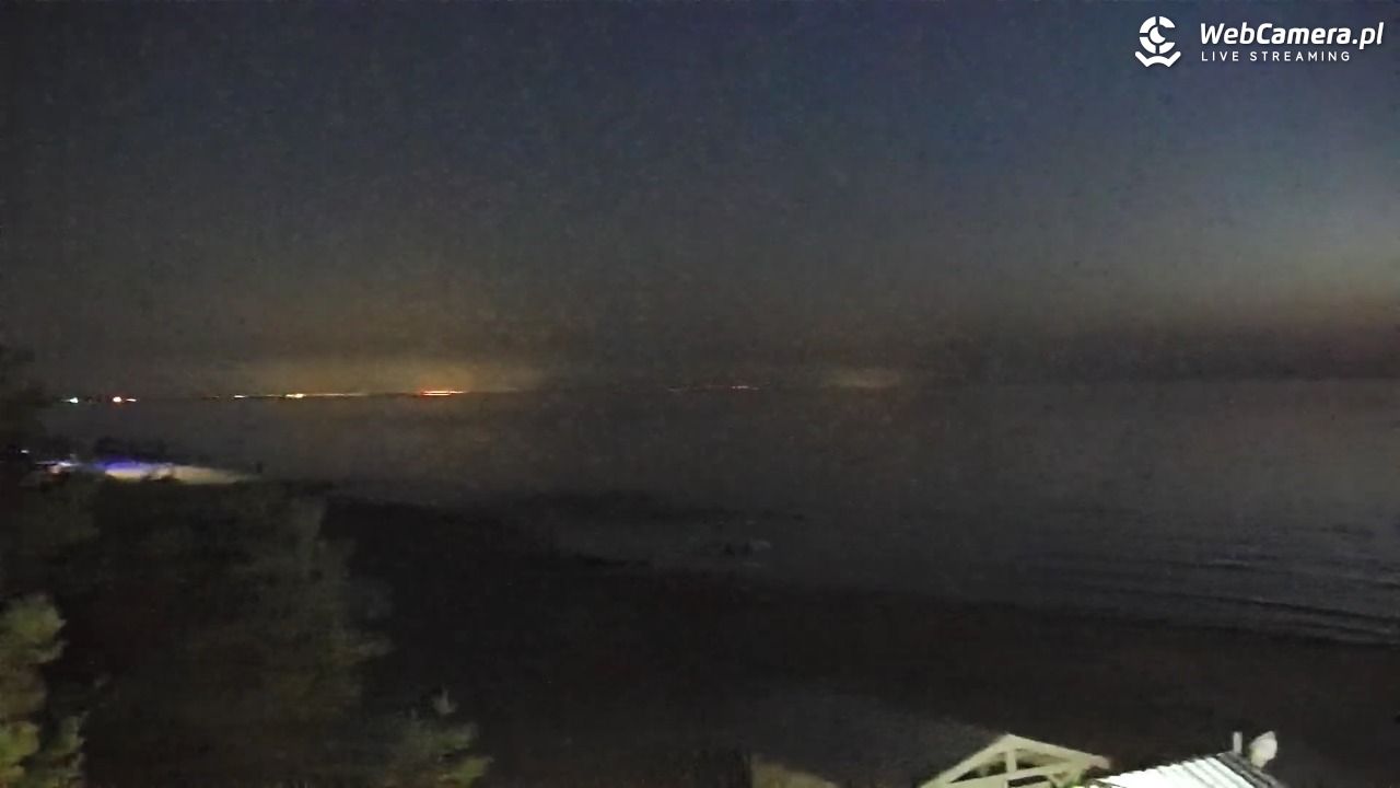 Krynica Morska - widok na plażę - 26 czerwiec 2026, 23:42