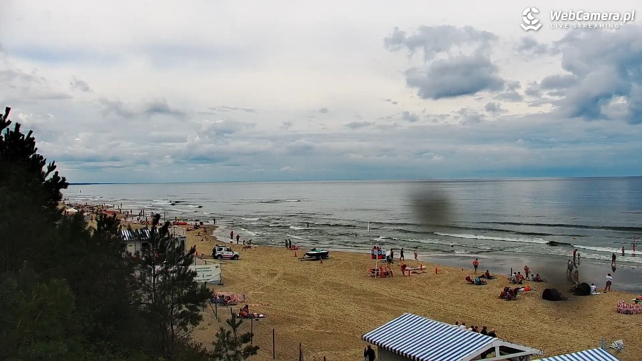 Krynica Morska - widok na plażę - 31 sierpień 2026, 12:39