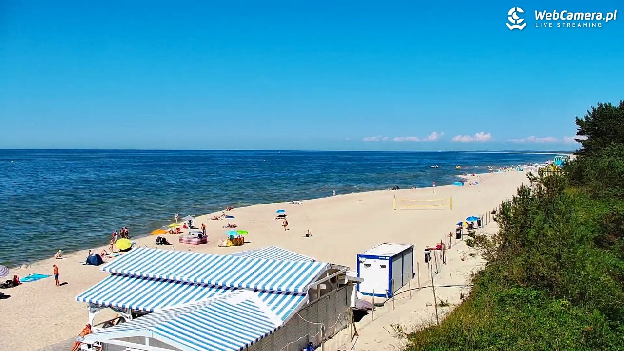 Krynica Morska - widok na plażę - 26 czerwiec 2026, 15:19