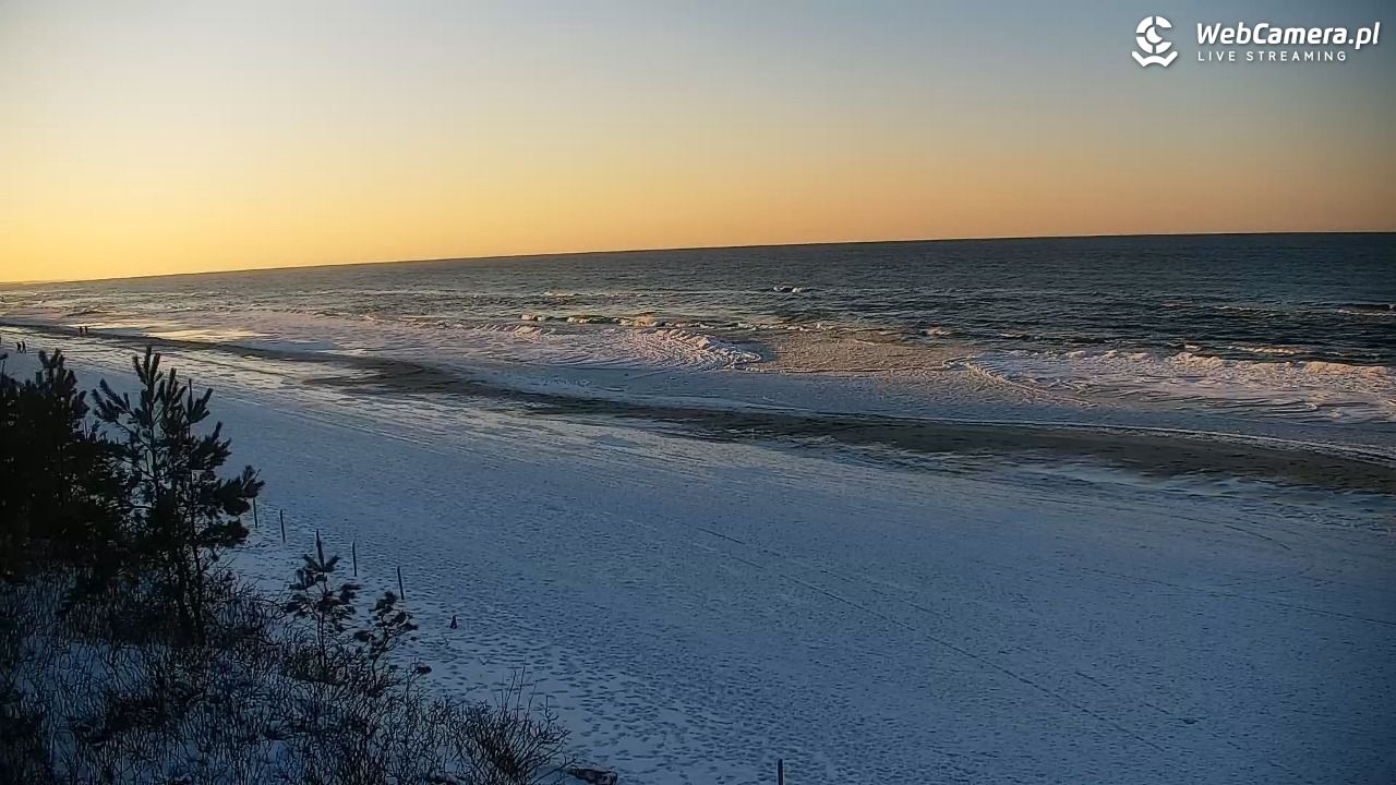 Krynica Morska - widok na plażę - 03 luty 2026, 15:41