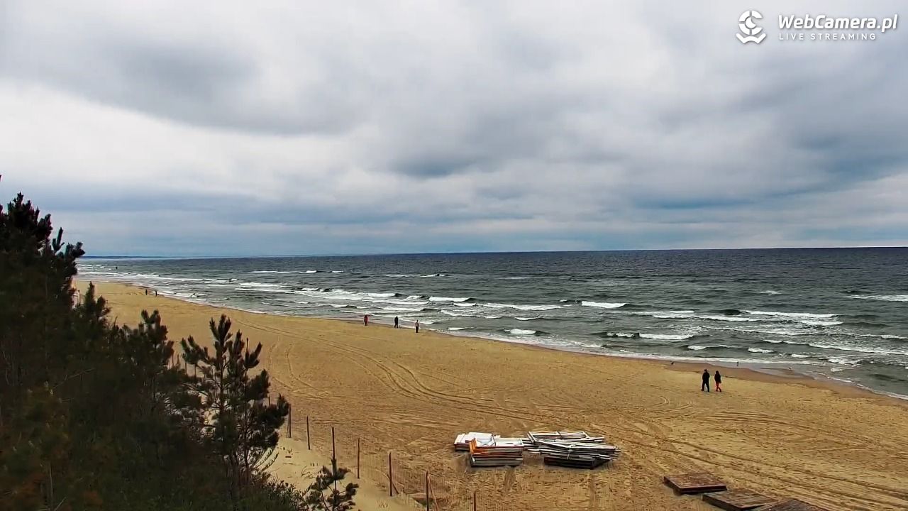 Krynica Morska - widok na plażę - 12 maj 2026, 09:23