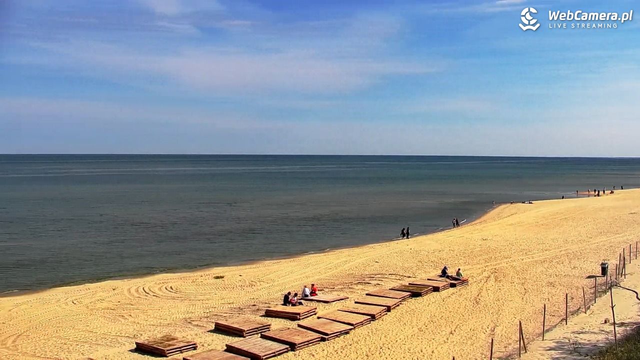 Krynica Morska - widok na plażę - 11 maj 2026, 10:11