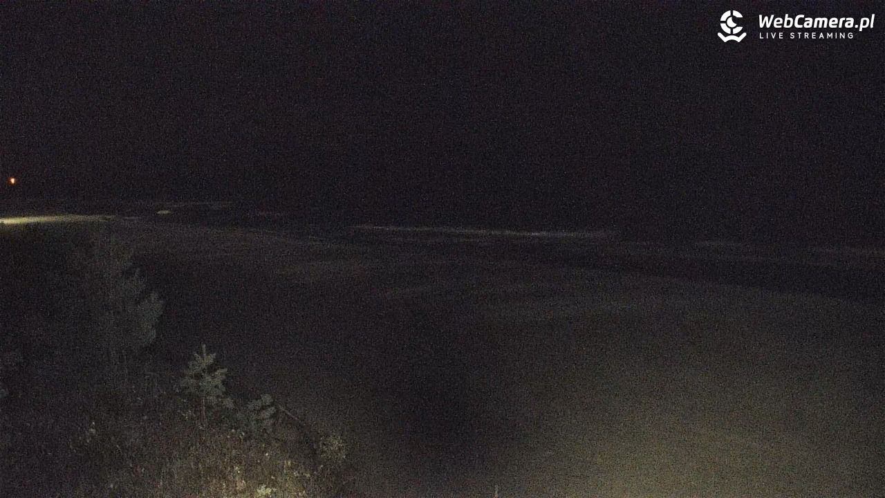 Krynica Morska - widok na plażę - 28 październik 2025, 21:58