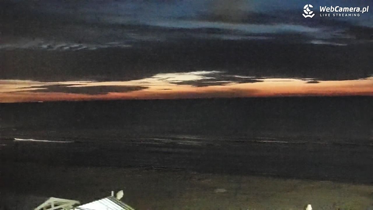 Krynica Morska - widok na plażę - 13 sierpień 2026, 21:49