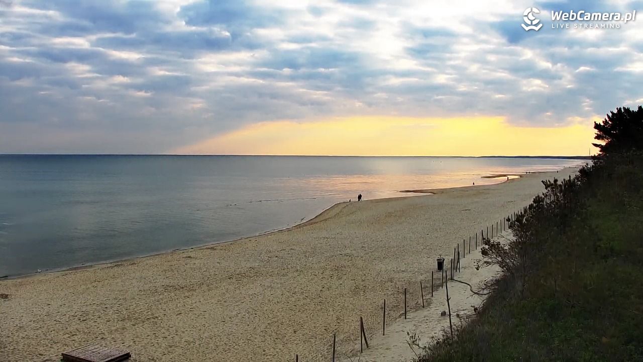 Krynica Morska - widok na plażę - 11 maj 2026, 06:16