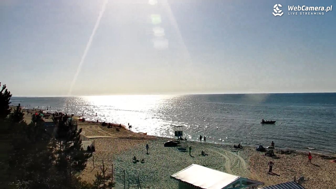 Krynica Morska - widok na plażę - 26 czerwiec 2026, 17:59