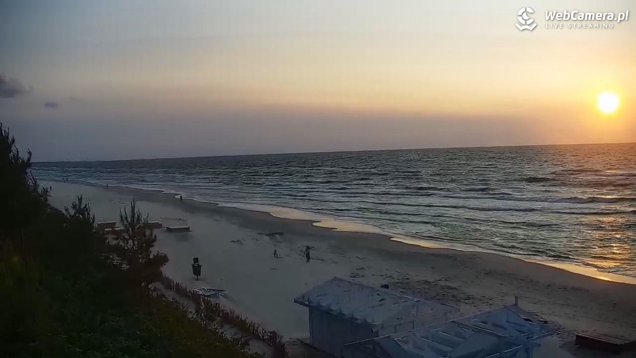 Krynica Morska - widok na plażę - 09 czerwiec 2025, 20:39