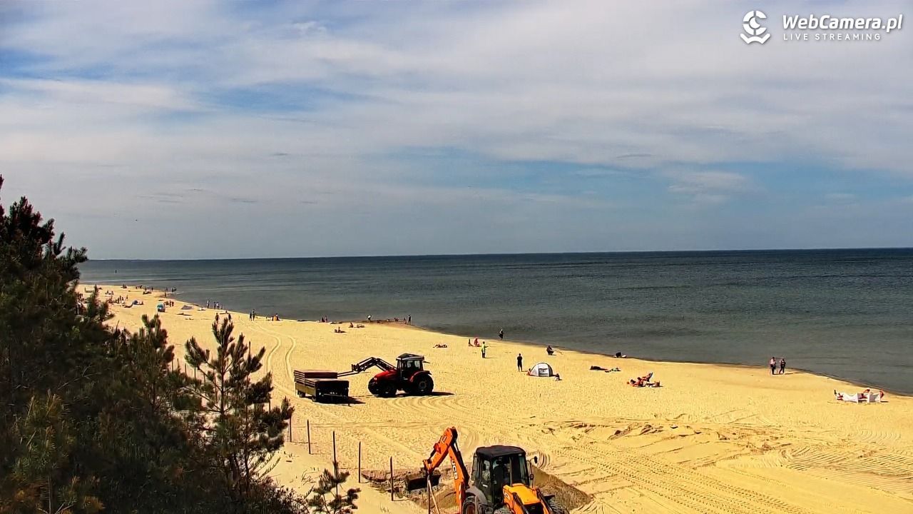 Krynica Morska - widok na plażę - 11 maj 2026, 12:11