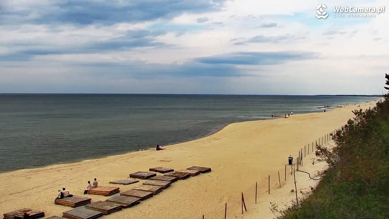 Krynica Morska - widok na plażę - 11 maj 2026, 17:01