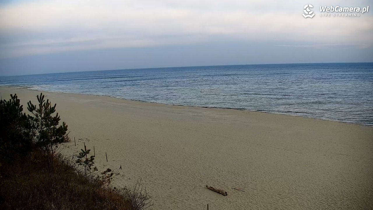 Krynica Morska - widok na plażę - 25 marzec 2026, 06:51