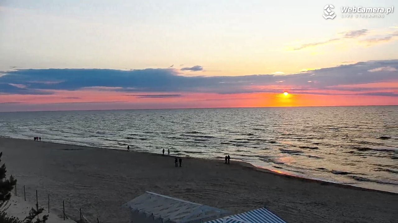 Krynica Morska - widok na plażę - 18 maj 2026, 20:26