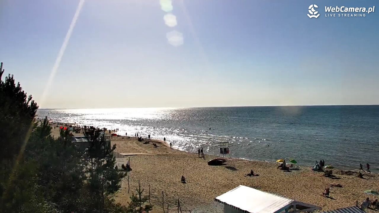 Krynica Morska - widok na plażę - 26 czerwiec 2026, 17:29
