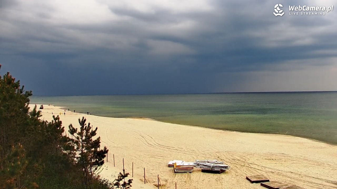 Krynica Morska - widok na plażę - 11 maj 2026, 18:17