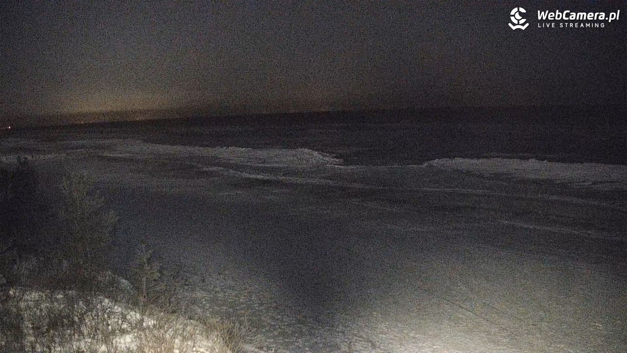 Krynica Morska - widok na plażę - 03 luty 2026, 19:08