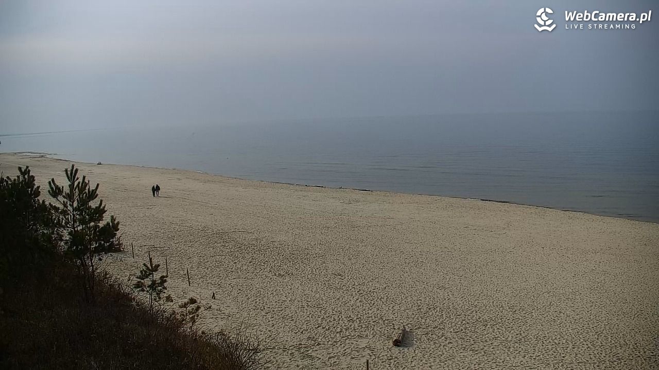 Krynica Morska - widok na plażę - 24 marzec 2026, 14:32