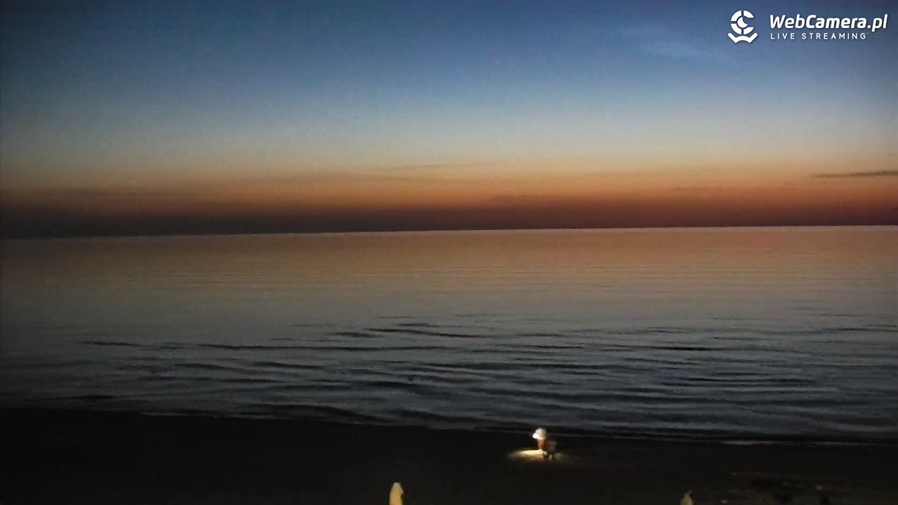 Krynica Morska - widok na plażę - 26 czerwiec 2026, 23:19
