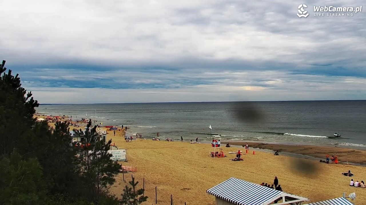 Krynica Morska - widok na plażę - 30 sierpień 2026, 11:02