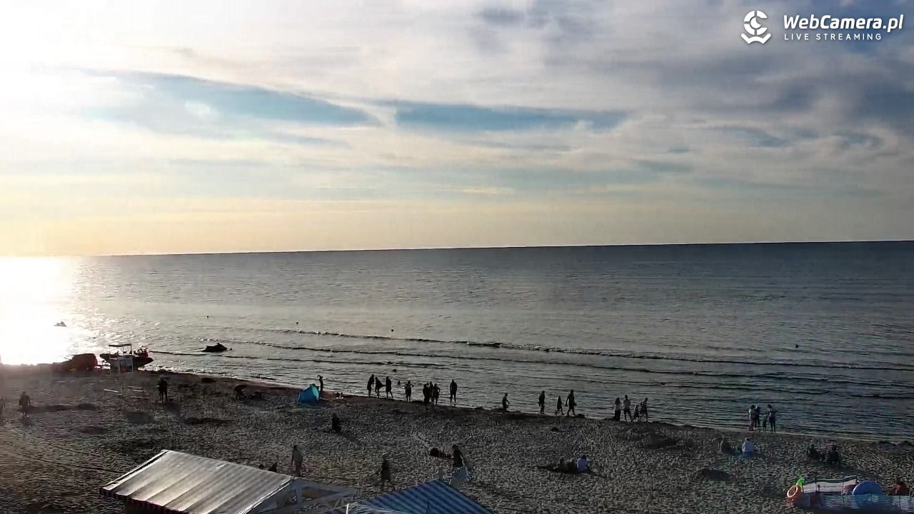 Krynica Morska - widok na plażę - 13 sierpień 2026, 18:32