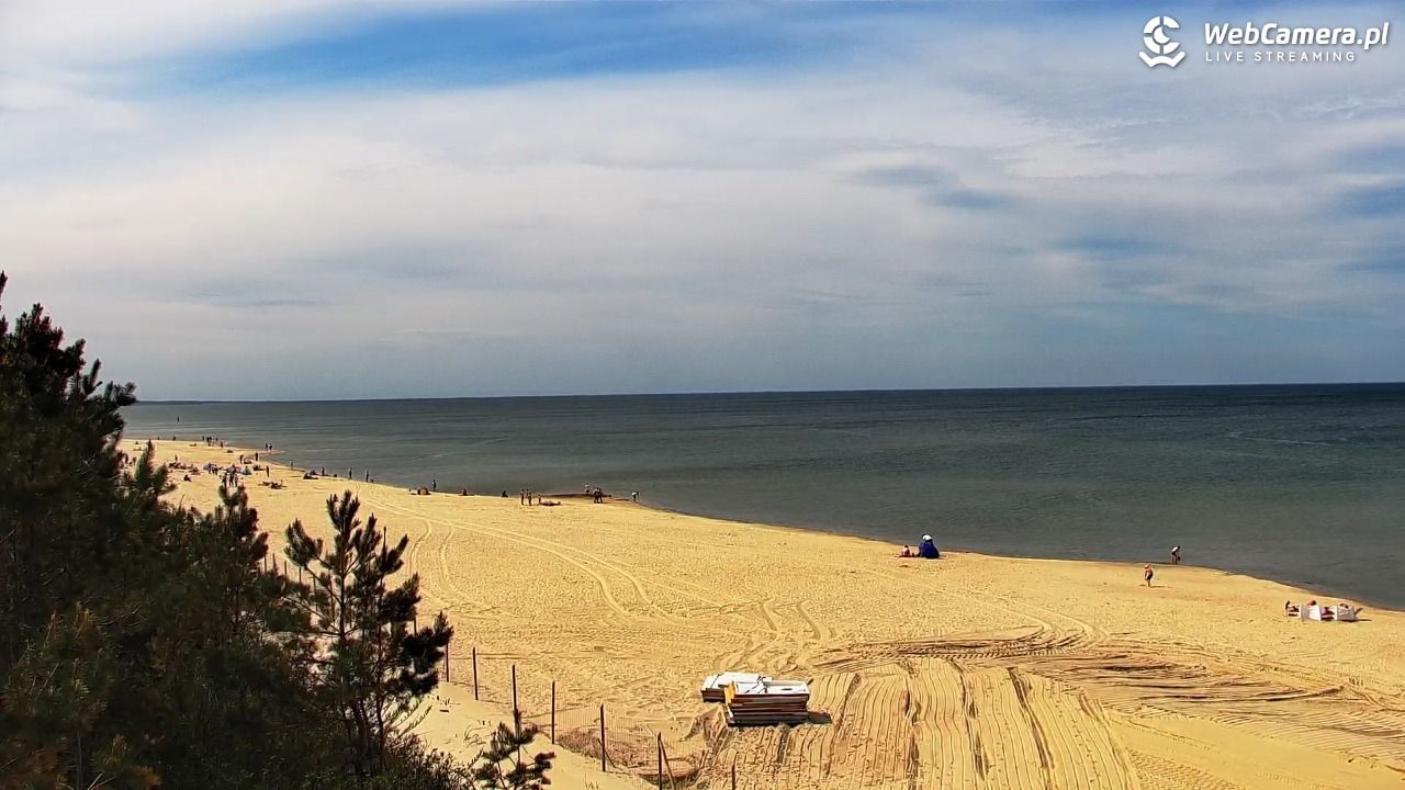 Krynica Morska - widok na plażę - 11 maj 2026, 13:30