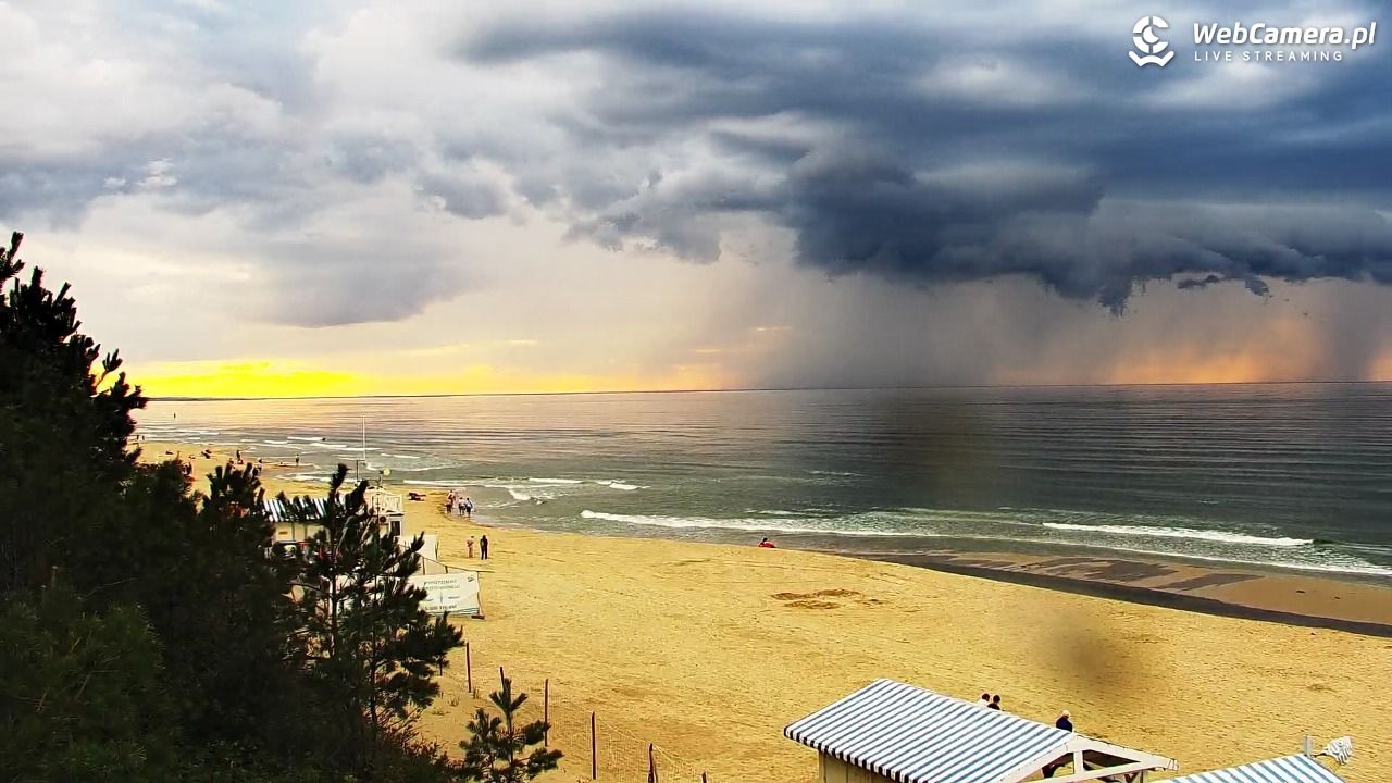 Krynica Morska - widok na plażę - 31 sierpień 2026, 18:43