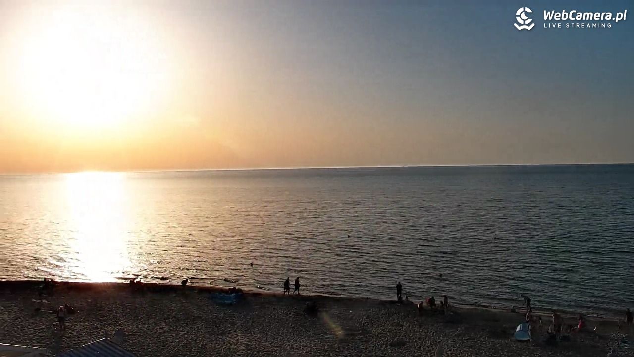Krynica Morska - widok na plażę - 26 czerwiec 2026, 20:07