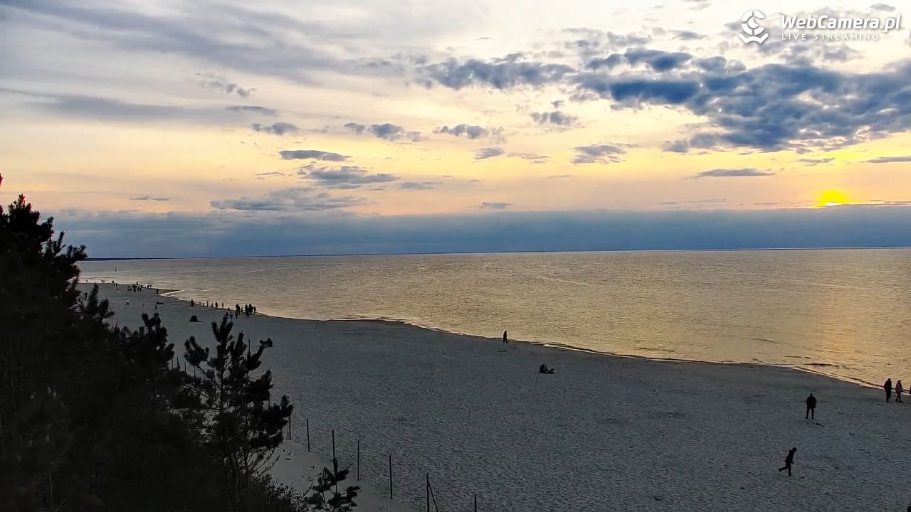 Krynica Morska - widok na plażę - 10 maj 2026, 20:10