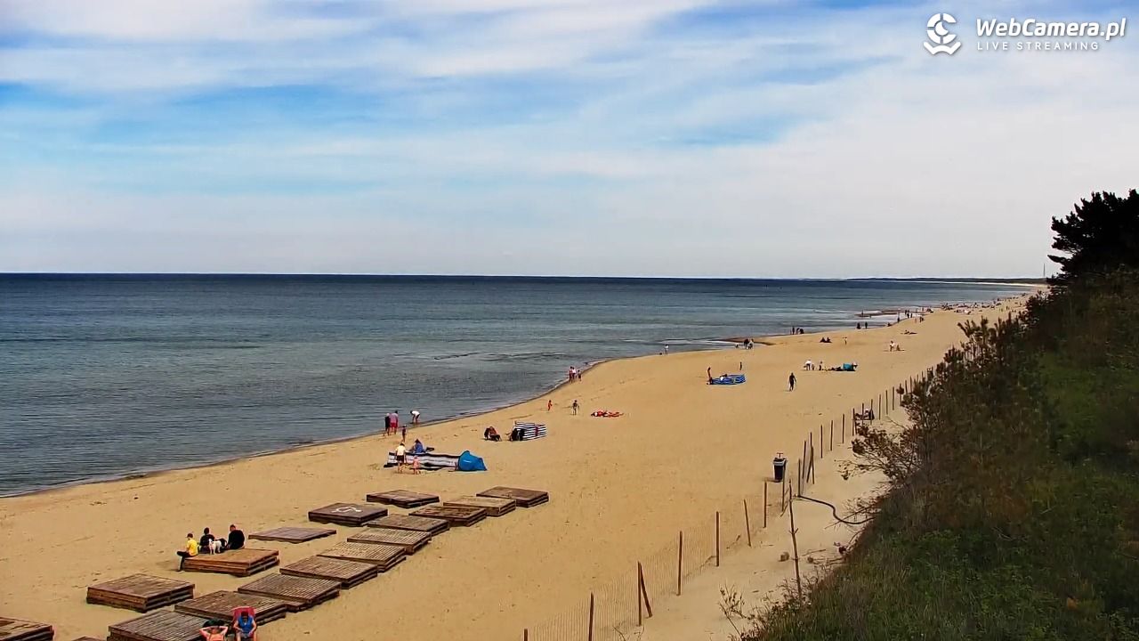 Krynica Morska - widok na plażę - 11 maj 2026, 13:04