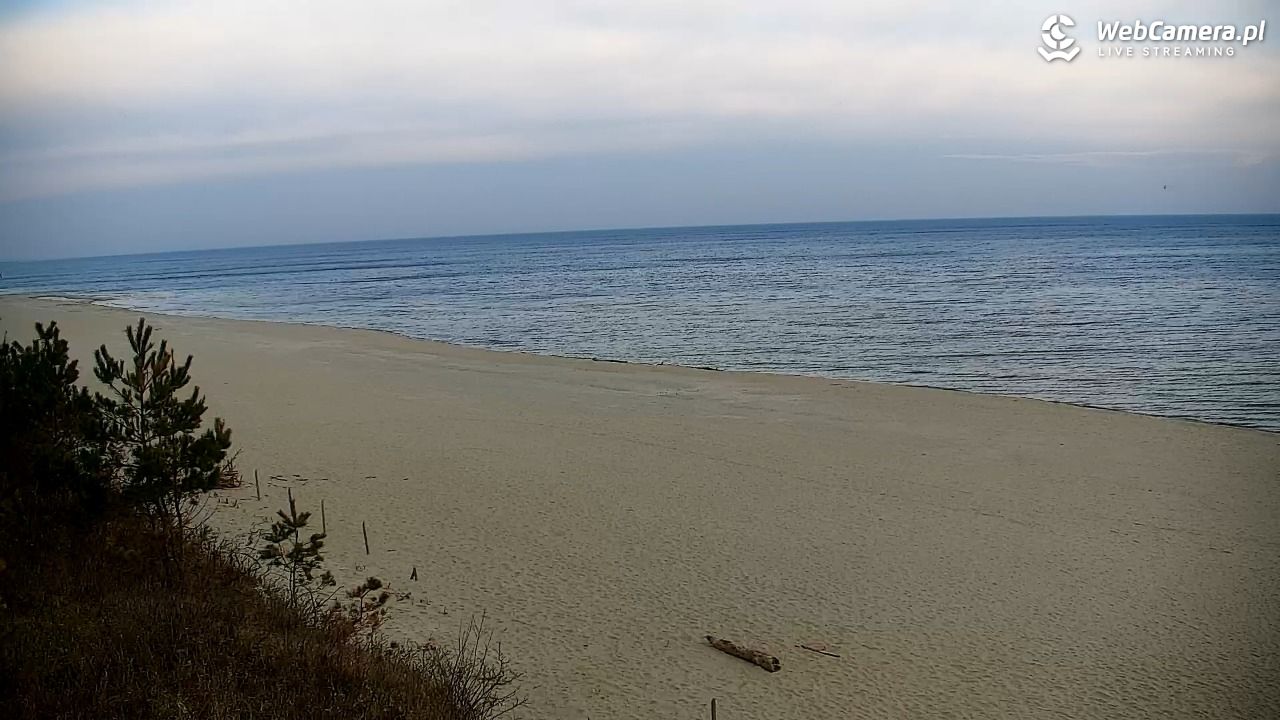 Krynica Morska - widok na plażę - 25 marzec 2026, 06:51