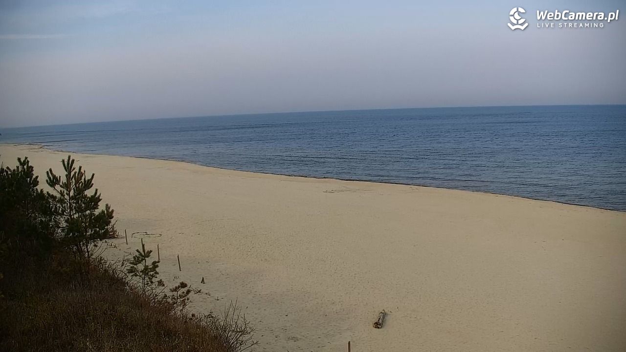 Krynica Morska - widok na plażę - 24 marzec 2026, 09:20