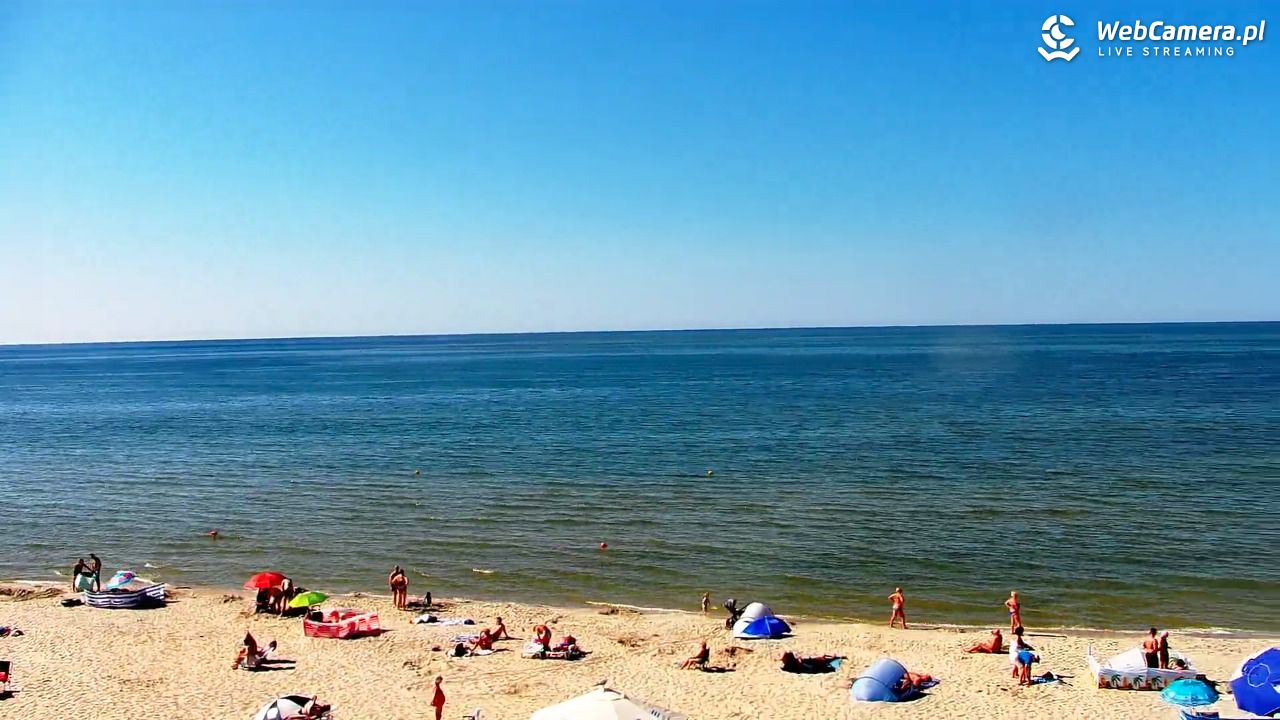 Krynica Morska - widok na plażę - 26 czerwiec 2026, 16:08