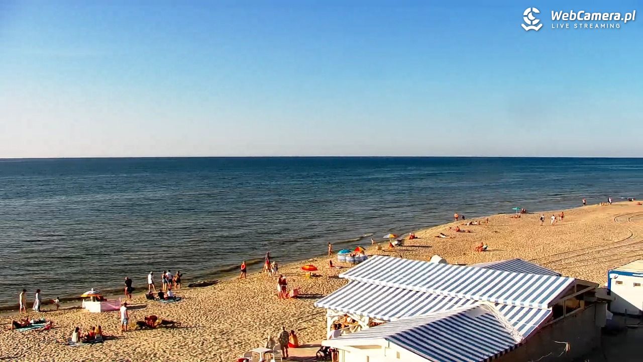 Krynica Morska - widok na plażę - 26 czerwiec 2026, 18:52