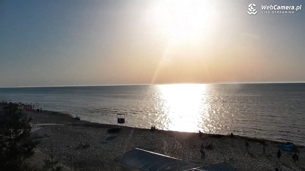 Krynica Morska - widok na plażę - 26 czerwiec 2026, 19:31