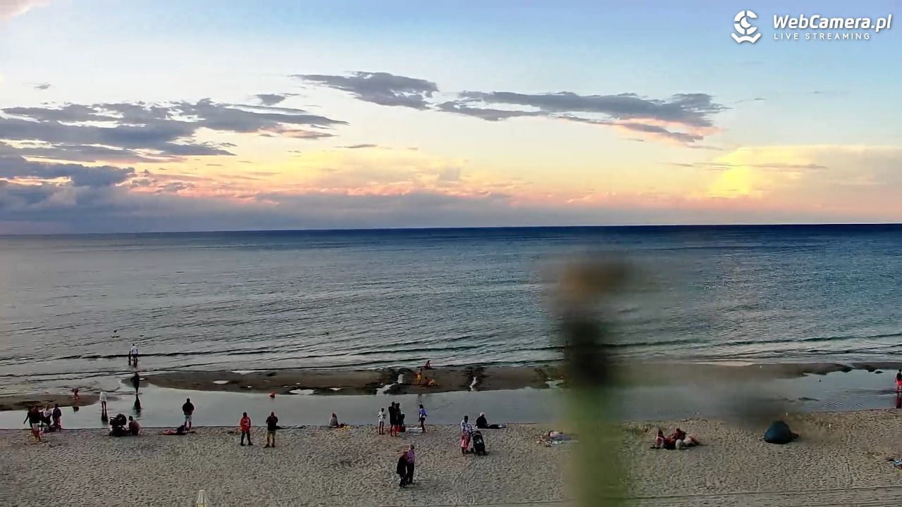 Krynica Morska - widok na plażę - 30 sierpień 2026, 18:33
