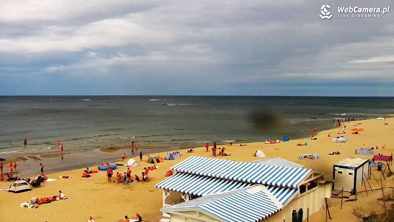Krynica Morska - widok na plażę - 30 sierpień 2026, 14:39