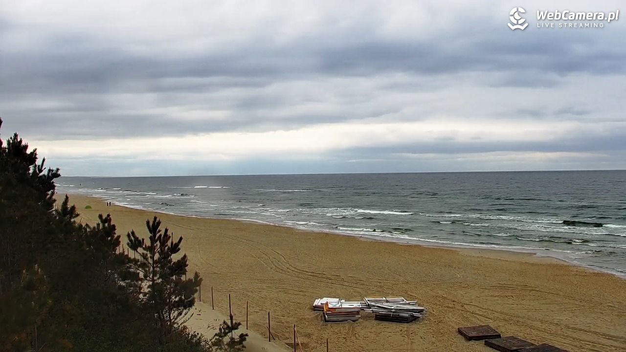 Krynica Morska - widok na plażę - 12 maj 2026, 15:30